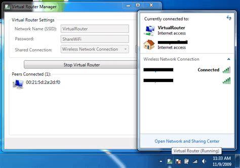 Virtual Router for Windows